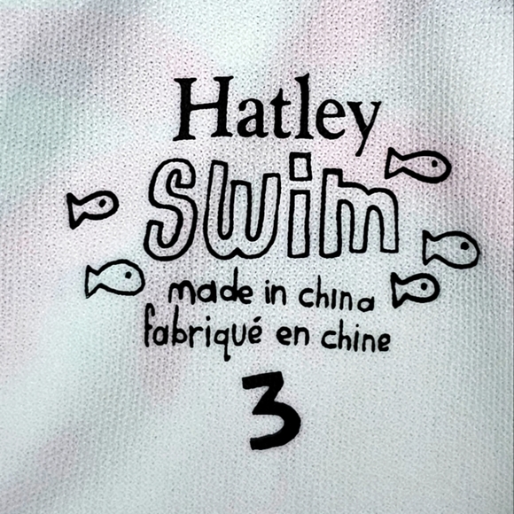 HATLEY Tropical Mermaid Ruffle 1 pc Swimsuit NWT - Picture 8 of 10